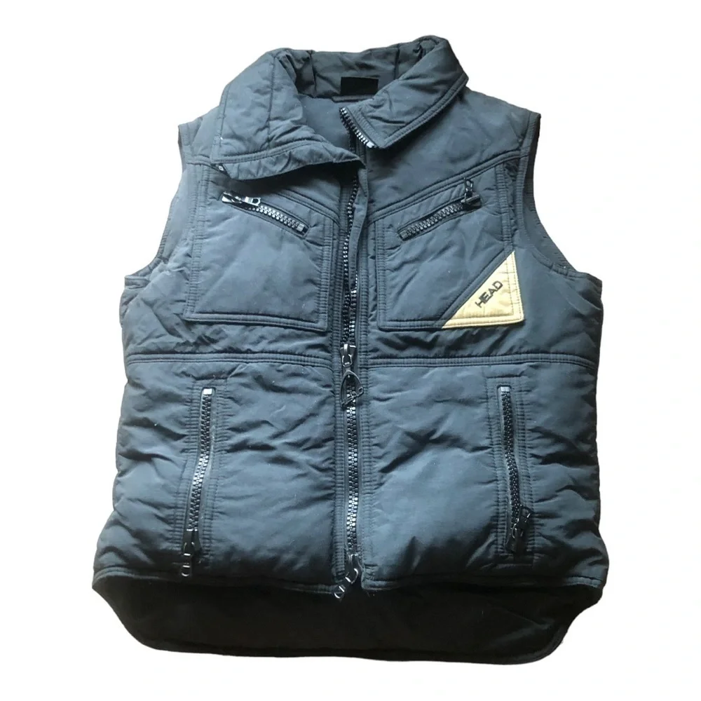 - Big Boy Sleeveless Black Puffy Jacket very warm Size M in Excellent Used…